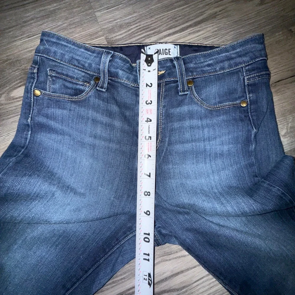 PAIGE Hoxton Ultra Skinny Jeans Dark Wash Size 26 High Rise Stretch Denim - Picture 6 of 11